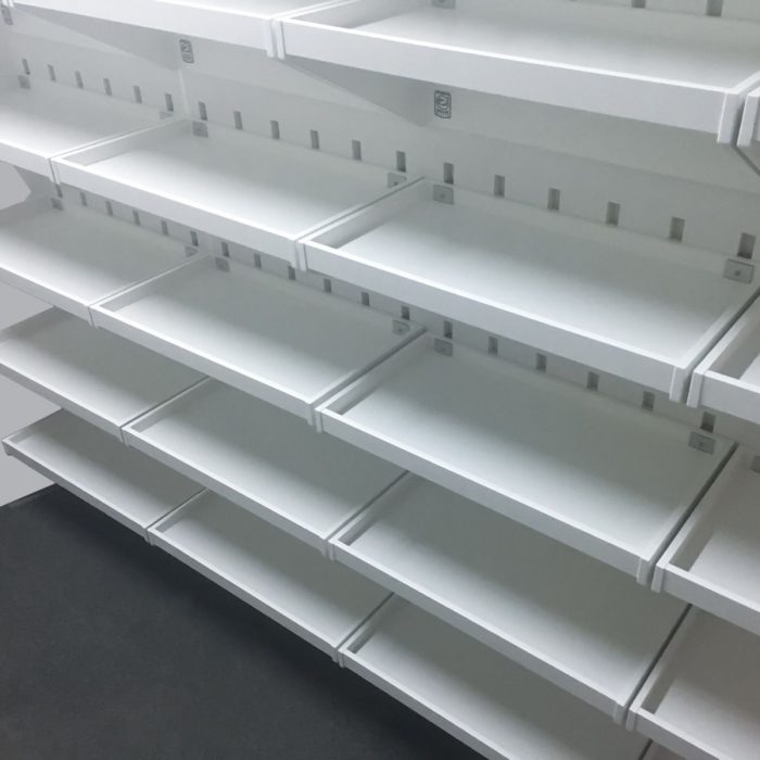 Storage Shelf White Mel – 600mm wide